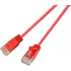 Wirewin SLIM KAT6A 10 Gigabit Light patch kábel okrúhly U/UTP Ø 3,6 mm červená 0,5 m SLIM-L-UU-K6A 0.5 RD