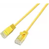 Wirewin Cat6A Slim Ethernet patch kábel, U/UTP, 1m, žltý, 10Gbps SLIM-L-UU-K6A 1.0 YE