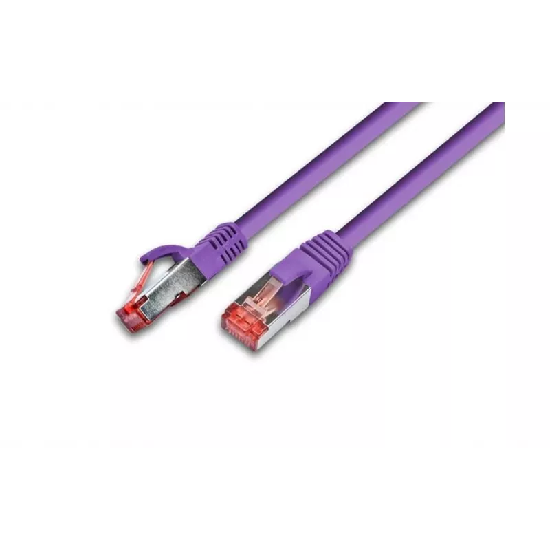 Wirewin PKW-PIMF-KAT6A 7.5 VI Cat6a S/FTP sieťový patch kábel, 7,5 m, fialová