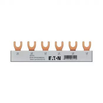 Eaton 3-fázová vidlicová prúdová lišta EVGK-3PHAS/6MODUL 63A 400V 6 modulov (EP-501075)