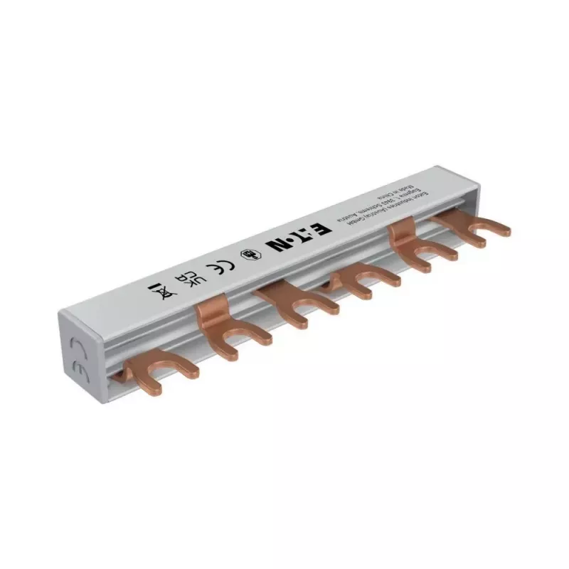 Eaton 3-fázová vidlicová prúdová lišta EVGK-3PHAS/6MODUL 63A 400V 6 modulov (EP-501075)