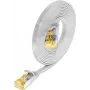 Wirewin Cat6a U/FTP Slim patch kábel, 0,1 m, biely, RJ45, 10G, 500MHz PKW-STP-SLIM-K6A 0.1 WS
