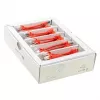 Wirewin SLIM-LS-K6A 0.1 RD 50 Cat6a U/FTP Slim Ethernet patch kábel, 0,1 m, červená, balenie 50 ks