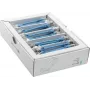 Wirewin SLIM-LS-K6A 0.1 BL 50 - Cat6A Slim Ethernet patch kábel, 0,1 m, U/FTP, modrá, balenie 50 ks