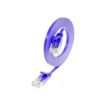 Wirewin Cat.6 U/UTP Slim Ethernet patch kábel, RJ45, 1,0 m, fialová PKW-SLIM-KAT6 1.0 VT