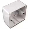 Wirewin rám na omietku pre dátové zásuvky, čisto biely RAL 9010 (TKS-APR WS)