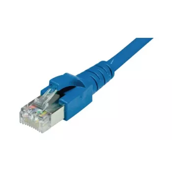 Dätwyler unilan CAT 6a S/FTP patch kábel, RJ45 na RJ45, 1 m, LSZH, modrá 653 708