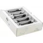 Wirewin SLIM-LS-K6A 0.1 BK 50 - 10 Gigabit Cat6a U/FTP Slim patch kábel, 0,1 m, čierna, balenie 50 ks