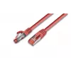 Wirewin Cat6 S/FTP LSOH patch kábel, 3 m, červený PKW-PIMF-KAT6 3.0 RT