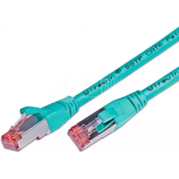 Wirewin CAT6 S/FTP LSOH patch kábel 4m tyrkysová PKW-PIMF-KAT6 4.0 TK