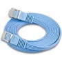 Wirewin Triotronik 0,15 m Cat6 U/FTP Slim Ethernet Patch kábel, RJ45 konektor samec na konektor samec, modrý PKW-STP-SLIM-KAT6 0.15 BL