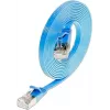 Wirewin Triotronik 0,15 m Cat6 U/FTP Slim Ethernet Patch kábel, RJ45 konektor samec na konektor samec, modrý PKW-STP-SLIM-KAT6 0.15 BL