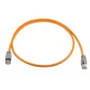 Wirewin Industrial CAT6A S/FTP Patch kábel, PUR plášť, Anti-UV, oranžový, 3,0 m PKW-I0-SF-K6A-PUR 3.0 OR