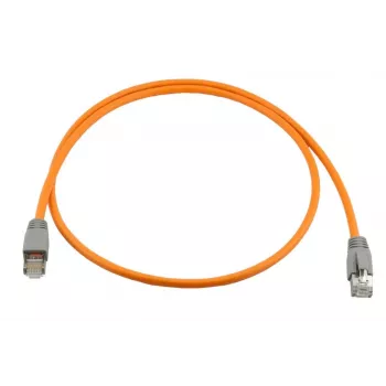 Wirewin Industrial CAT6A S/FTP Patch kábel, PUR plášť, Anti-UV, oranžový, 3,0 m PKW-I0-SF-K6A-PUR 3.0 OR
