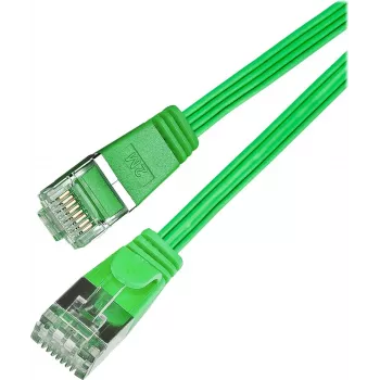 Wirewin SLIM S6 10 GN - Cat.6 SLIM patch kábel, STP(PIMF), 10 m, zelená PKW-STP-SLIM-KAT6 10.0 GN
