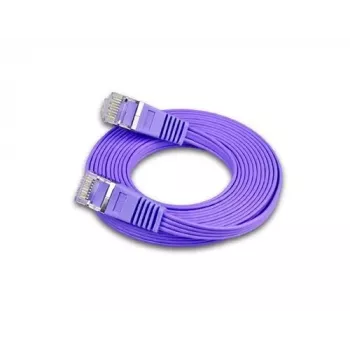 Wirewin Triotronik Cat6 U/FTP Slim patch kábel, 10 m, fialová PKW-STP-SLIM-KAT6 10.0 VT