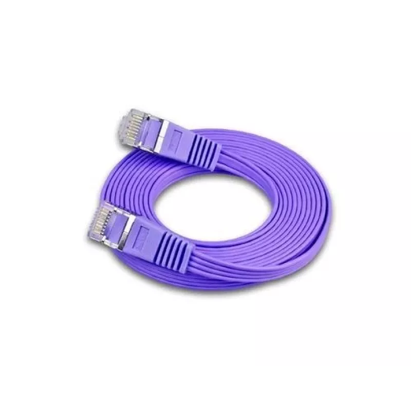 Wirewin Triotronik Cat6 U/FTP Slim patch kábel, 10 m, fialová PKW-STP-SLIM-KAT6 10.0 VT
