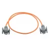 Wirewin Industrial CAT6A S/FTP PUR patch kábel, 2 m, oranžová, IP67 RJ45 PKW-I2-SF-K6A-PUR 2.0 OR