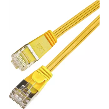 Wirewin SLIM S6 15 GE - Cat.6 SLIM patch kábel, STP(PIMF), 15 m, žltá PKW-STP-SLIM-KAT6 15.0 GE