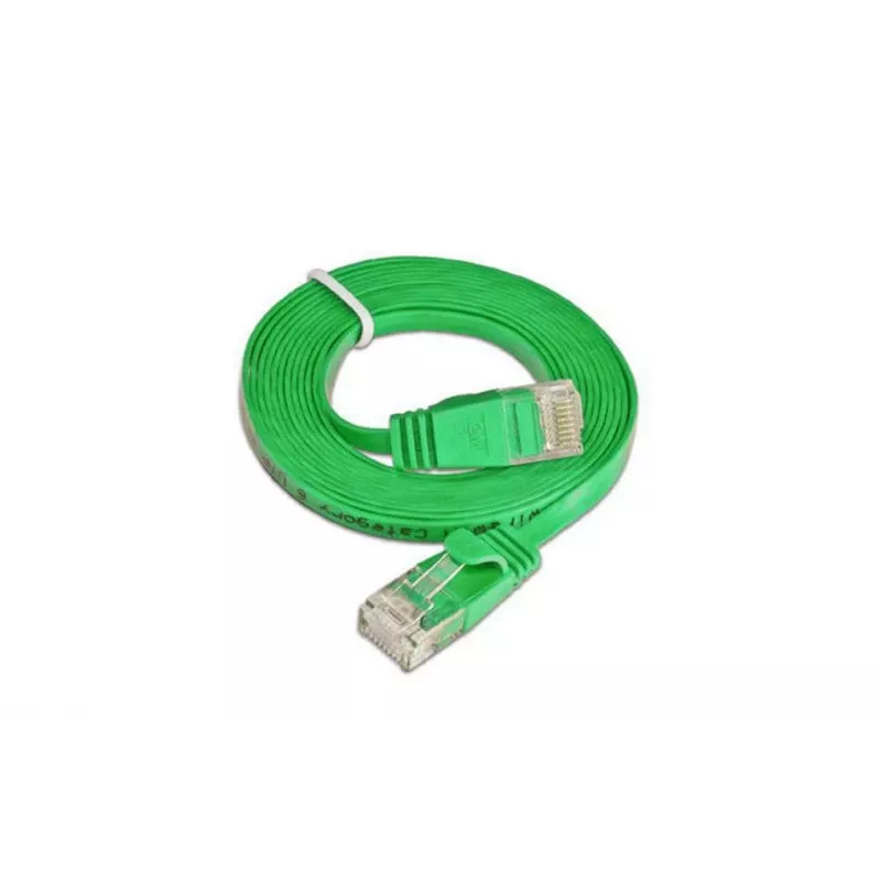 Wirewin Cat.6 Slim Ethernet patch kábel U/UTP 15 m zelený PKW-SLIM-KAT6 15.0 GN