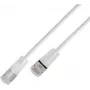 Wirewin SLIM KAT6A 10 Gigabit Light patch kábel, U/FTP, transparentné konektory, biela, 1,5 m SLIM-L-UF-K6A-TL 1.5 WT