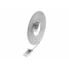 Wirewin Cat.6 Slim-Light patch kábel U/UTP 0,5 m sivý (PKW-LIGHT-K6 0.5)