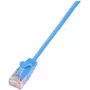 Wirewin Triotronik PKW-LIGHT-K6 1.0 BL Cat6 UTP Ethernet patch kábel, RJ45 konektor samec na samec, 1 m, modrá
