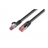 Wirewin Cat.5e F/UTP 1,5 m sieťový kábel, RJ45, čierna PKW-STP-K5E 1.5 SW