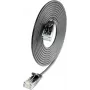 Wirewin SLIM KAT6A 10 Gigabit Light patch kábel okrúhly, U/UTP, Ø 3,6 mm, čierna (SLIM-L-UU-K6A 0.1 BK)