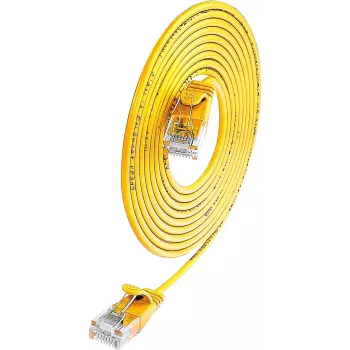 Wirewin SLIM UL6 2 GE - Cat.6 Slim-Light patch kábel, U/UTP, 2,0 m, žltá PKW-LIGHT-K6 2.0 GE