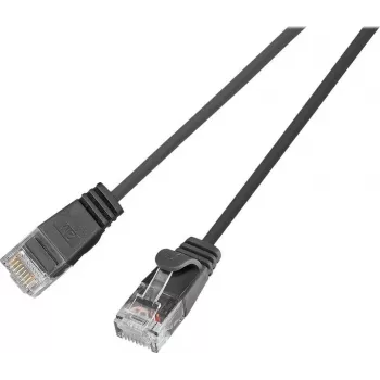 Wirewin SLIM UL6 2 SW - Cat.6 SLIM-Light kábel, U/UTP, 2,0 m, čierna (PKW-LIGHT-K6 2.0 SW)