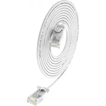 Wirewin Triotronik PKW-LIGHT-K6 2.0 WS Cat6 UTP patch kábel, 2 m, biela