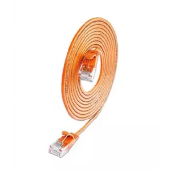 Wirewin SLIM KAT6A 10 Gigabit Light patch kábel okrúhly, U/UTP, Ø 3,6 mm, oranžová (SLIM-L-UU-K6A 1.5 OR)