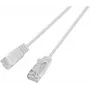 Wirewin SLIM UL6 3 WS - Cat.6 Slim-Light kábel, U/UTP, 3,0 m, biela (PKW-LIGHT-K6 3.0 WS)