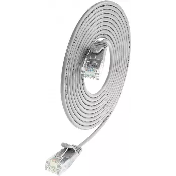 Wirewin SLIM UL6 5 GR - Cat.6 SLIM-Light kábel, U/UTP, 5,0 m, sivá (PKW-LIGHT-K6 5.0)