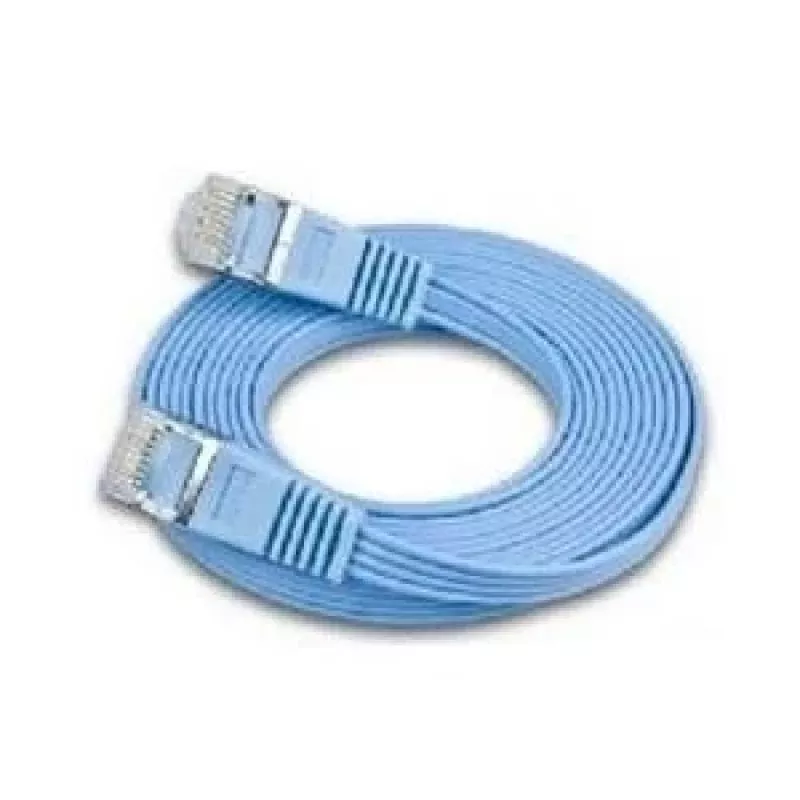 Wirewin Triotronik Cat6 U/FTP Slim Ethernet patch kábel, 10 m, modrá PKW-STP-SLIM-KAT6 10.0 BL