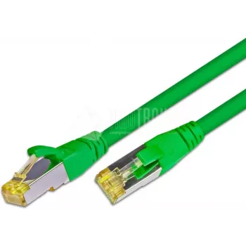 Wirewin Cat.6a S/FTP RJ45 patch kábel, 0,5 m, zelený, 10 Gbps, 500 MHz, AWG26 PKW-PIMF-KAT6A 0.5 GN