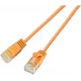 Wirewin SLIM KAT6A 10 Gigabit ľahký patch kábel okrúhly, U/UTP, Ø 3,6 mm, oranžová (SLIM-L-UU-K6A 10.0 OR)
