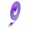 Wirewin SLIM KAT6A 10 Gigabit Light patch kábel, U/UTP, Ø 3,6 mm, fialová, 1,5 m SLIM-L-UU-K6A 1.5 VT
