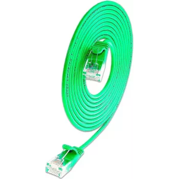 Wirewin Triotronik U/UTP Cat6 patch kábel 5 m zelená RJ45 PKW-LIGHT-K6 5.0 GN