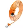 Wirewin Triotronik PKW-LIGHT-STP-K6 0,15 OR Cat6 F/FTP patch kábel, RJ-45 konektor samec na samec, 0,15 m, oranžová