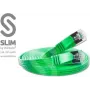 Wirewin Triotronik Cat 6 Slim Ethernet patch kábel 20 m zelená U/FTP STP RJ45 PKW-STP-SLIM-KAT6 20.0 GN