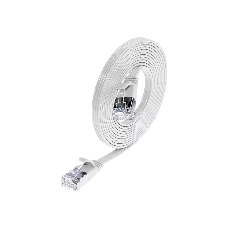 Wirewin SLIM S6 25 WS - Cat.6 SLIM patch kábel, STP(PIMF), 25 m, biela (PKW-STP-SLIM-KAT6 25.0 WS)