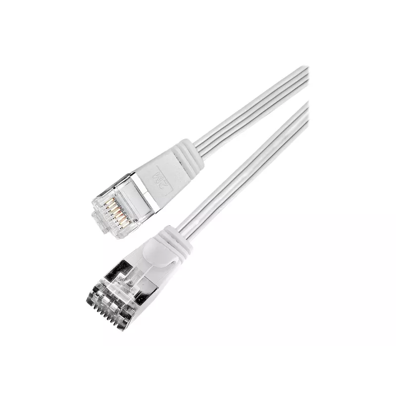 Wirewin SLIM S6 25 WS - Cat.6 SLIM patch kábel, STP(PIMF), 25 m, biela (PKW-STP-SLIM-KAT6 25.0 WS)