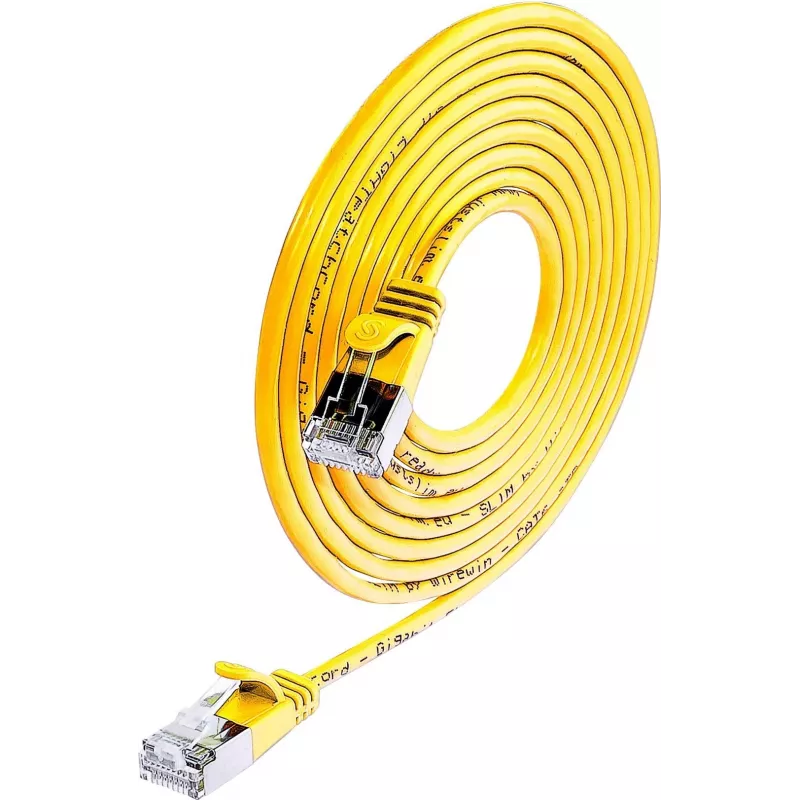Wirewin Triotronik F/UTP Cat6 patch kábel 1 m RJ-45 konektor samec na samec Gigabit Ethernet PKW-LIGHT-STP-K6 1.0 GE