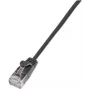 Wirewin Triotronik PKW-LIGHT-STP-K6 1.0 SW Cat6 STP patch kábel, RJ-45 konektor samec na samec, 1 m, čierna