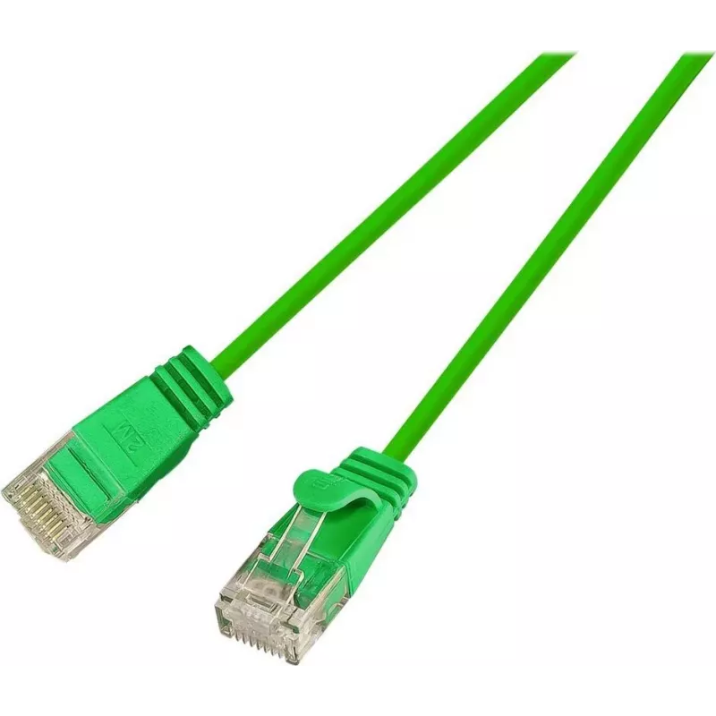 Wirewin Cat.6 Slim-Light patch kábel U/UTP 10m zelený (PKW-LIGHT-K6 10.0 GN)