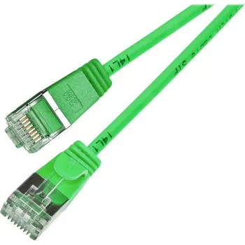 Wirewin Triotronik PKW-LIGHT-STP-K6 3.0 GN Cat6 S/FTP patch kábel, RJ45 konektor samec na samec, 3 m, zelená