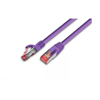 Wirewin PKW-PIMF-KAT6A 0.5 VI sieťový kábel 0,25 m Cat6a S/FTP (S-STP) fialová