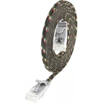 Wirewin Cat.6 SLIM-Tough U/UTP patch kábel, 0,25 m, sivá (PKW-TOUGH-K6 0.25)